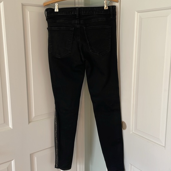 Ann Taylor black beaded jeans - Picture 4 of 9